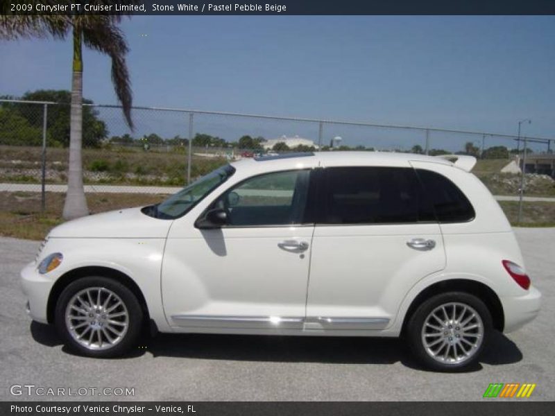Stone White / Pastel Pebble Beige 2009 Chrysler PT Cruiser Limited