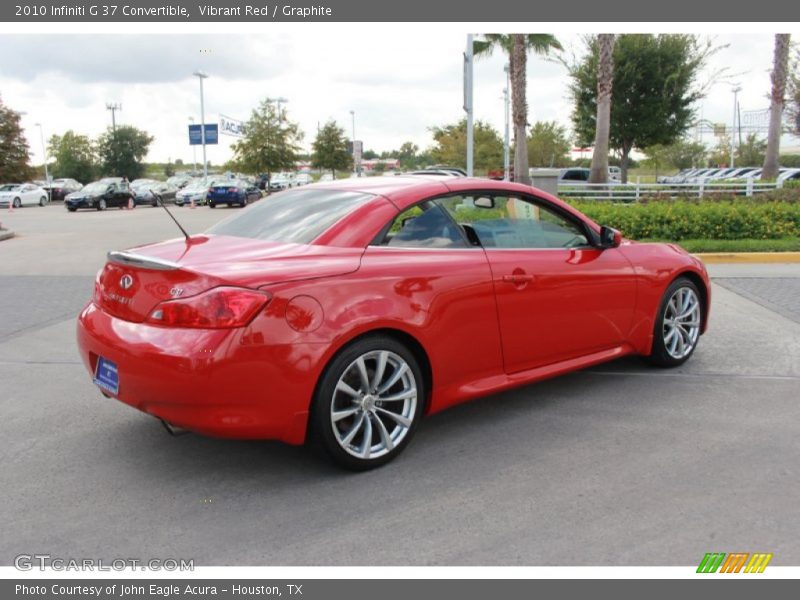 Vibrant Red / Graphite 2010 Infiniti G 37 Convertible