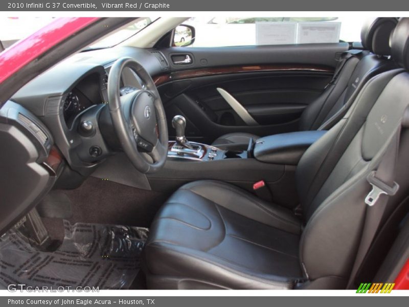 Vibrant Red / Graphite 2010 Infiniti G 37 Convertible
