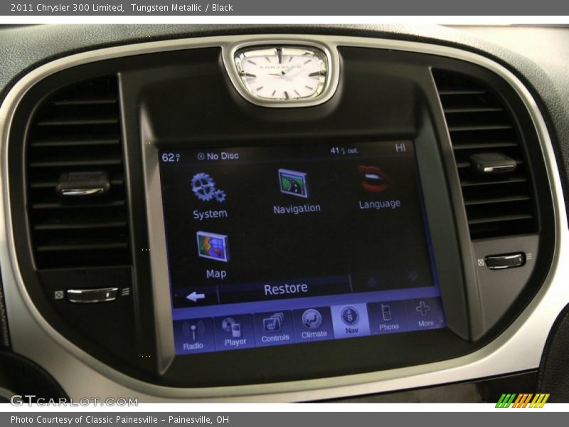 Tungsten Metallic / Black 2011 Chrysler 300 Limited