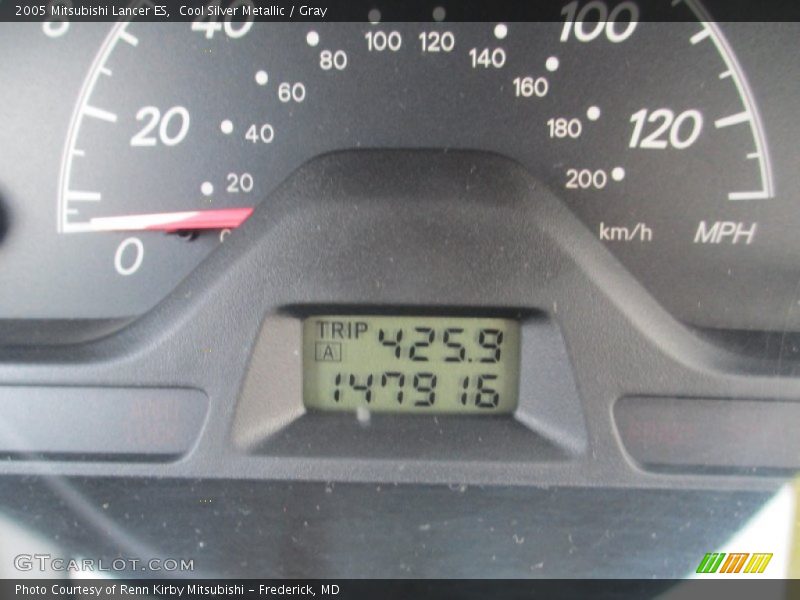 Cool Silver Metallic / Gray 2005 Mitsubishi Lancer ES