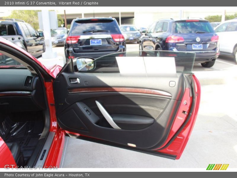 Vibrant Red / Graphite 2010 Infiniti G 37 Convertible