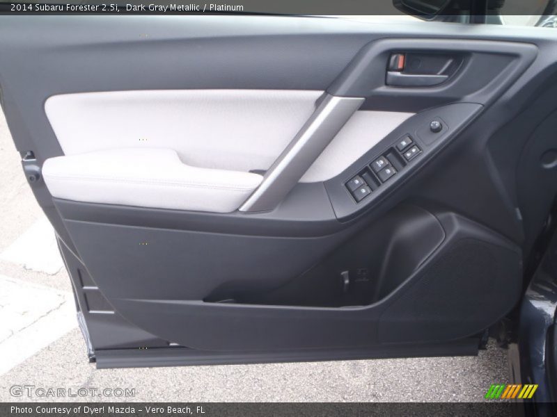 Dark Gray Metallic / Platinum 2014 Subaru Forester 2.5i
