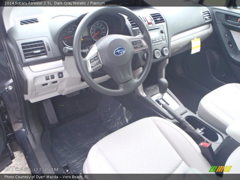 Dark Gray Metallic / Platinum 2014 Subaru Forester 2.5i