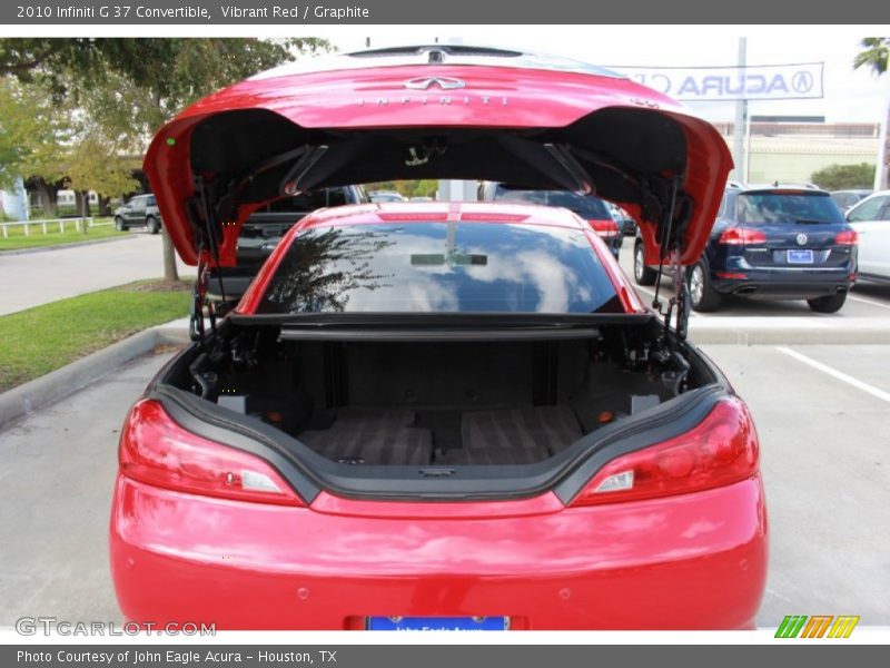 Vibrant Red / Graphite 2010 Infiniti G 37 Convertible