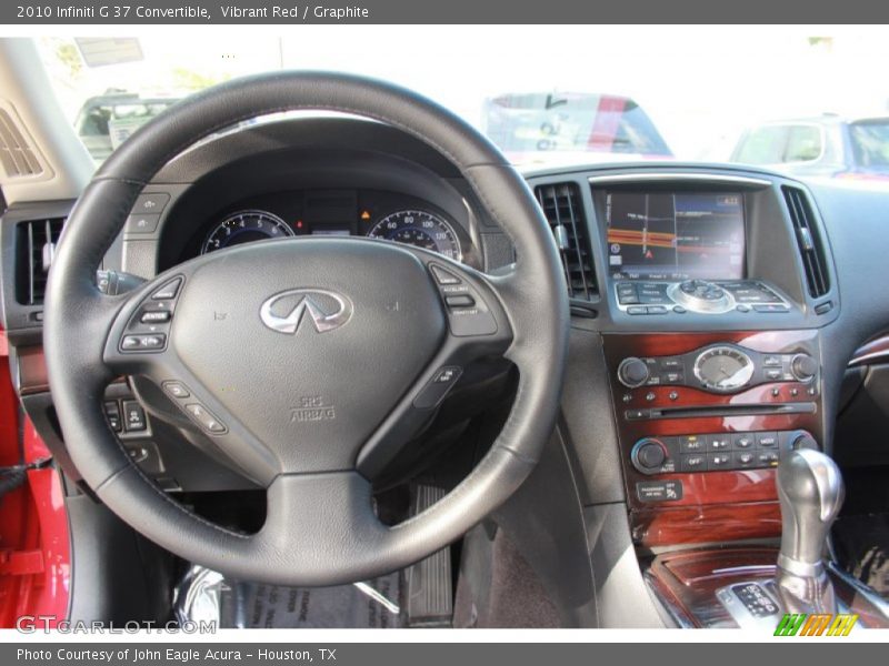 Vibrant Red / Graphite 2010 Infiniti G 37 Convertible