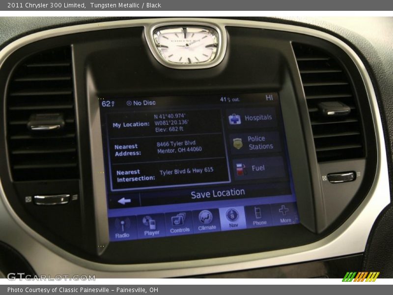 Tungsten Metallic / Black 2011 Chrysler 300 Limited