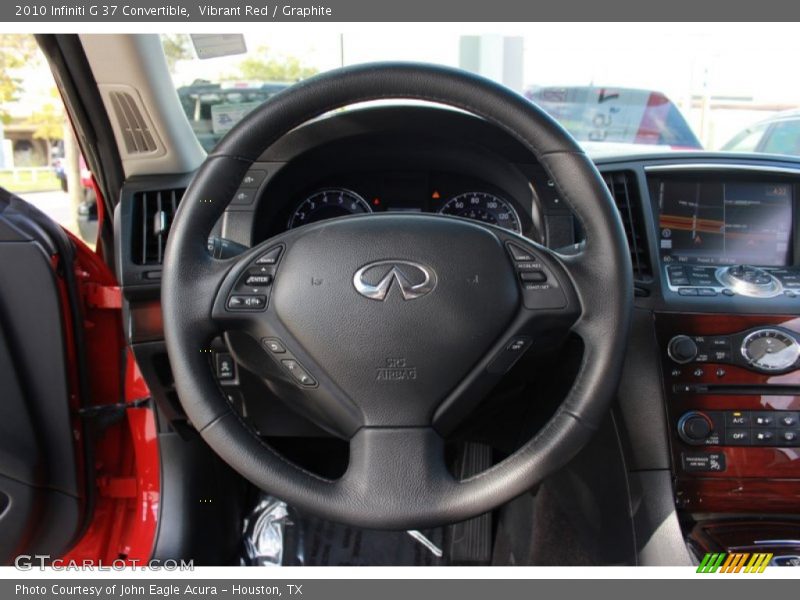 Vibrant Red / Graphite 2010 Infiniti G 37 Convertible