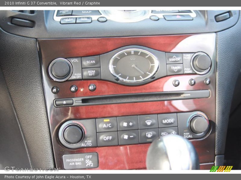 Vibrant Red / Graphite 2010 Infiniti G 37 Convertible