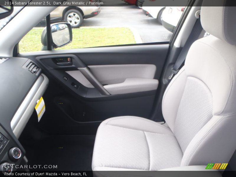 Dark Gray Metallic / Platinum 2014 Subaru Forester 2.5i