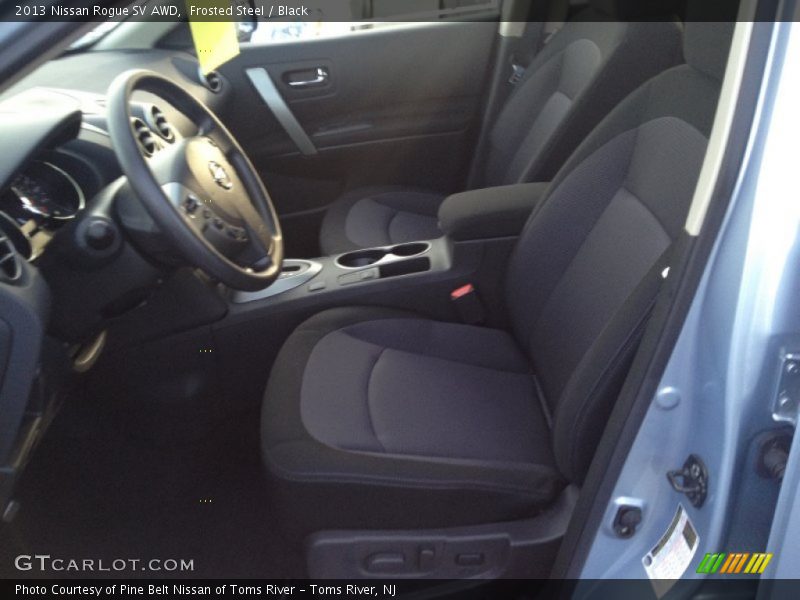 Frosted Steel / Black 2013 Nissan Rogue SV AWD