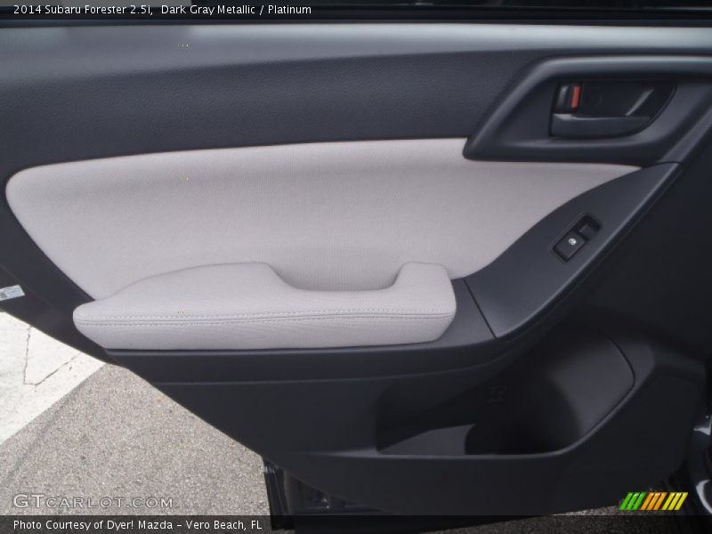Dark Gray Metallic / Platinum 2014 Subaru Forester 2.5i