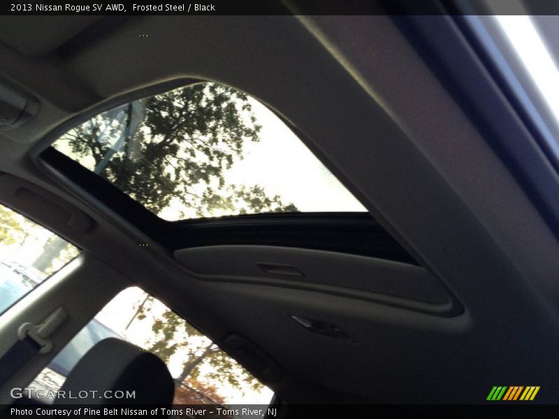 Frosted Steel / Black 2013 Nissan Rogue SV AWD