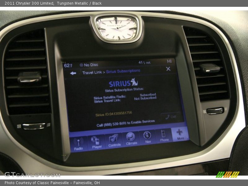 Tungsten Metallic / Black 2011 Chrysler 300 Limited