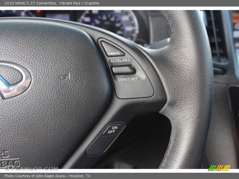 Vibrant Red / Graphite 2010 Infiniti G 37 Convertible