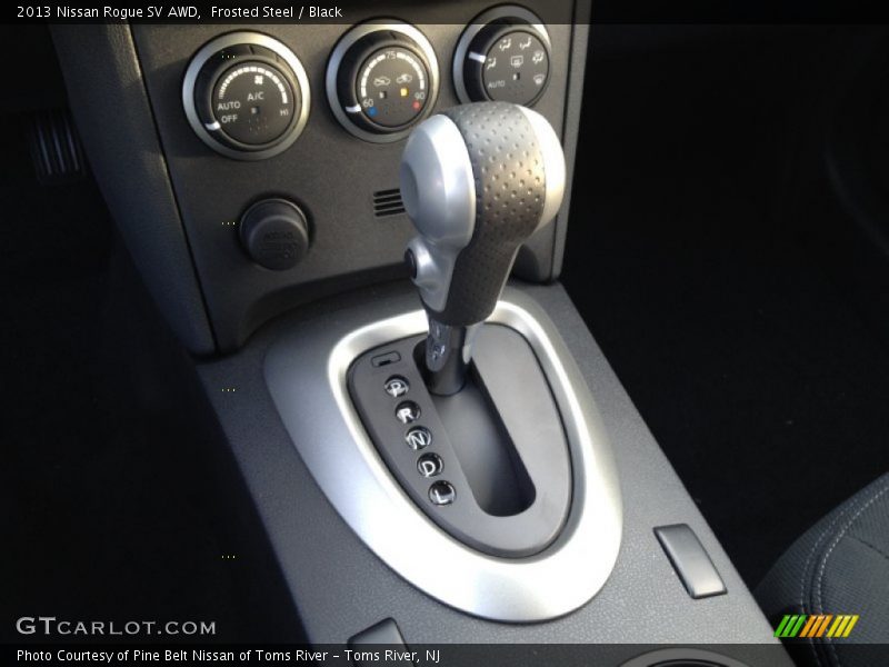 Frosted Steel / Black 2013 Nissan Rogue SV AWD