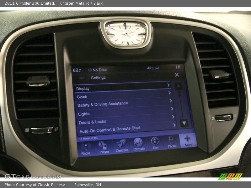 Tungsten Metallic / Black 2011 Chrysler 300 Limited