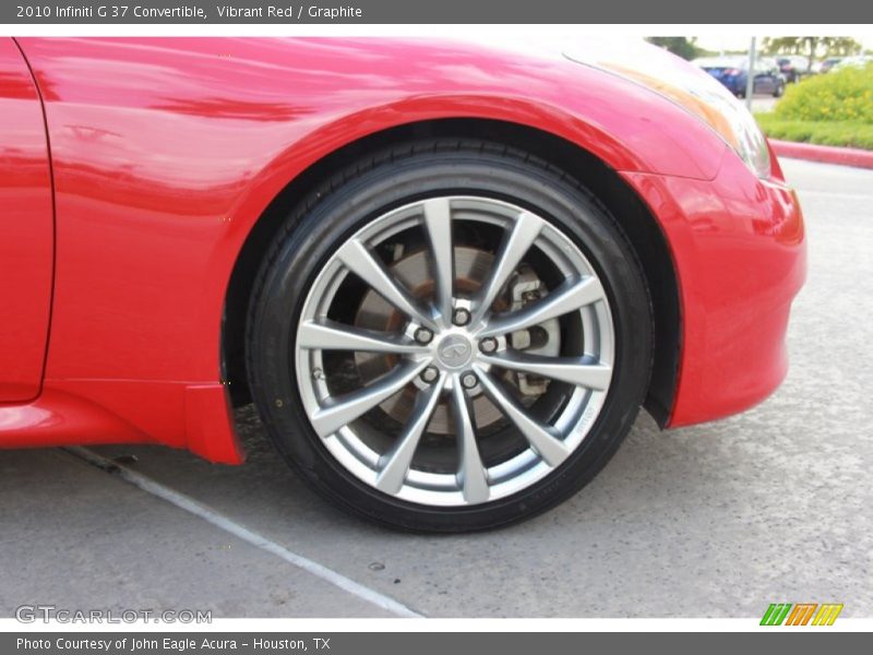 Vibrant Red / Graphite 2010 Infiniti G 37 Convertible