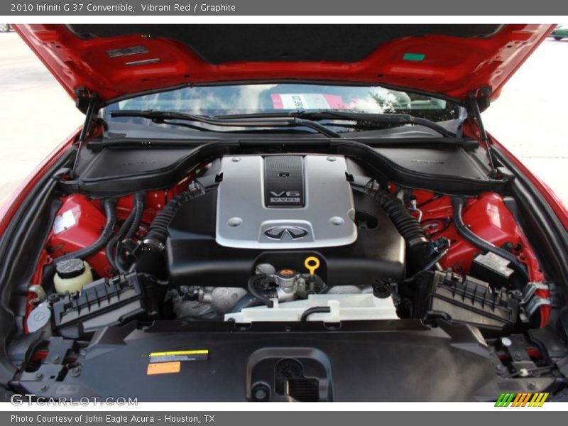 Vibrant Red / Graphite 2010 Infiniti G 37 Convertible