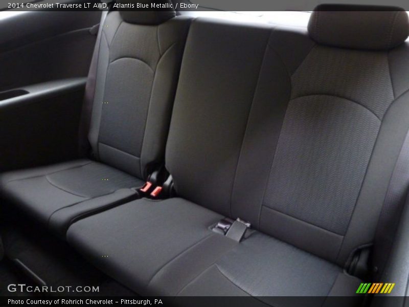 Atlantis Blue Metallic / Ebony 2014 Chevrolet Traverse LT AWD