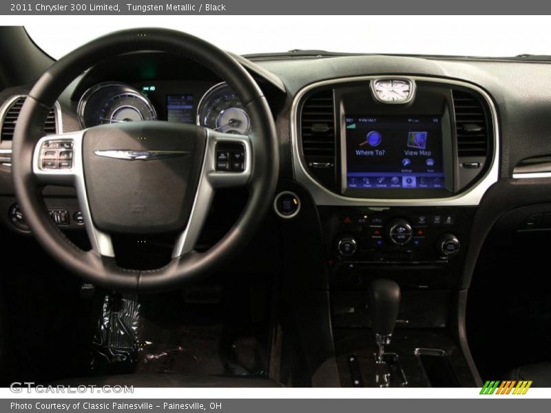 Tungsten Metallic / Black 2011 Chrysler 300 Limited