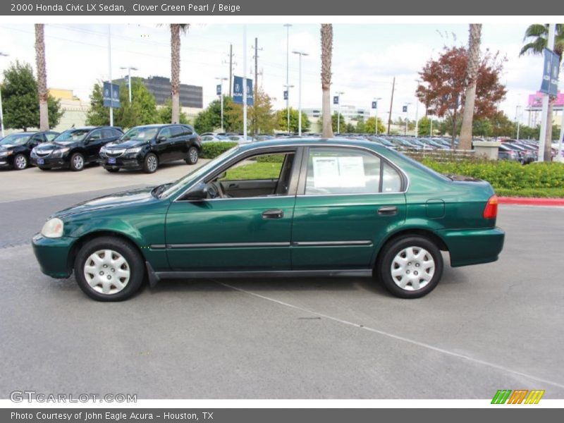  2000 Civic LX Sedan Clover Green Pearl