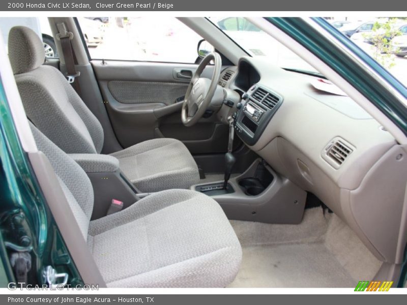  2000 Civic LX Sedan Beige Interior