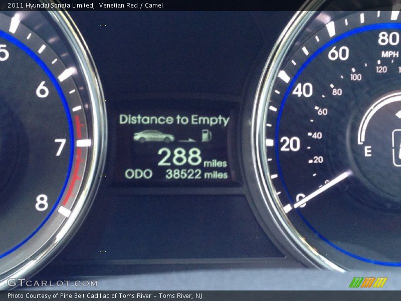 Venetian Red / Camel 2011 Hyundai Sonata Limited