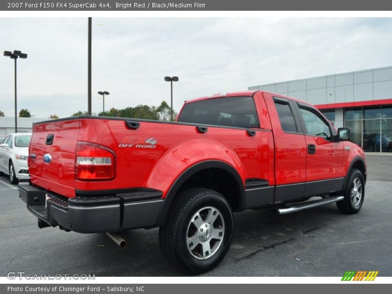 Bright Red / Black/Medium Flint 2007 Ford F150 FX4 SuperCab 4x4