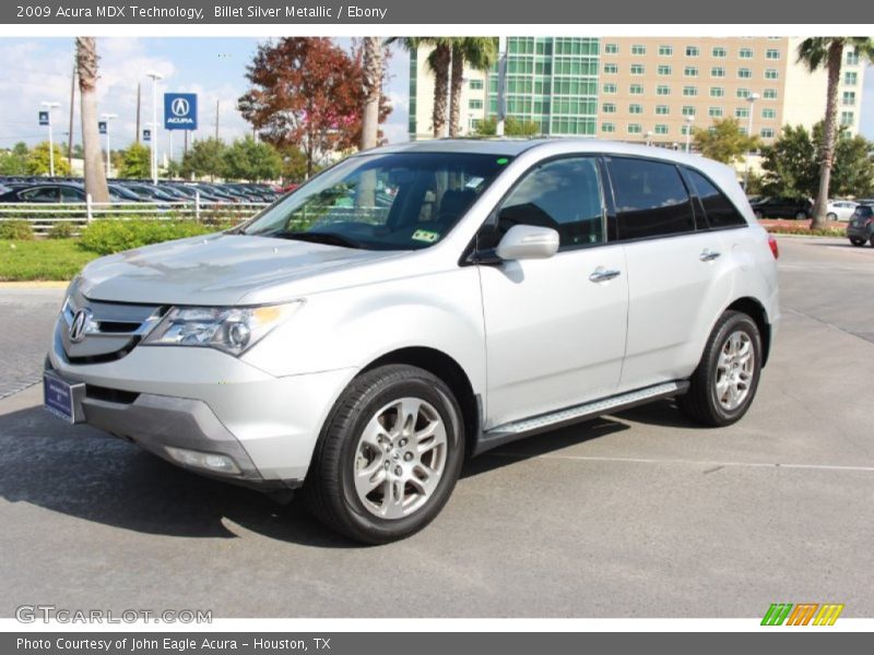 Billet Silver Metallic / Ebony 2009 Acura MDX Technology
