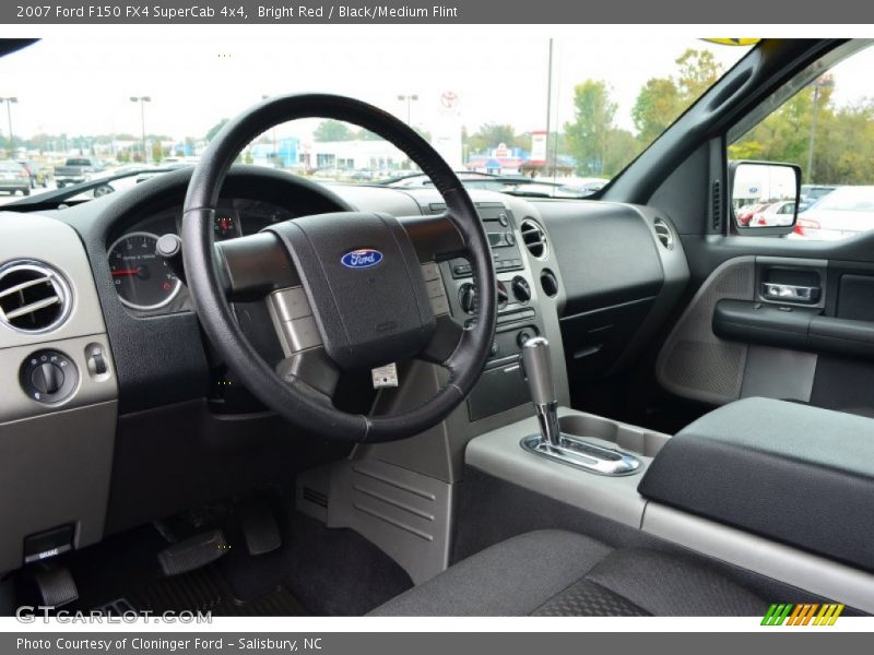 Bright Red / Black/Medium Flint 2007 Ford F150 FX4 SuperCab 4x4