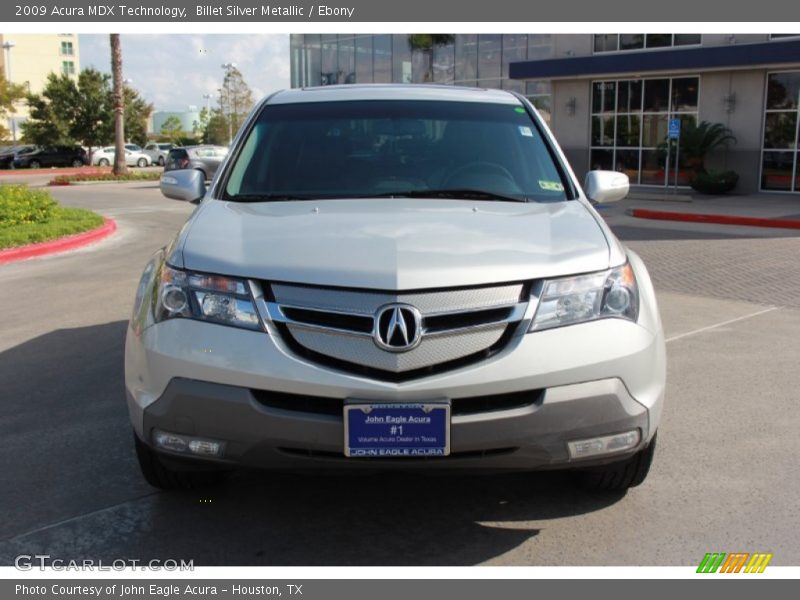 Billet Silver Metallic / Ebony 2009 Acura MDX Technology