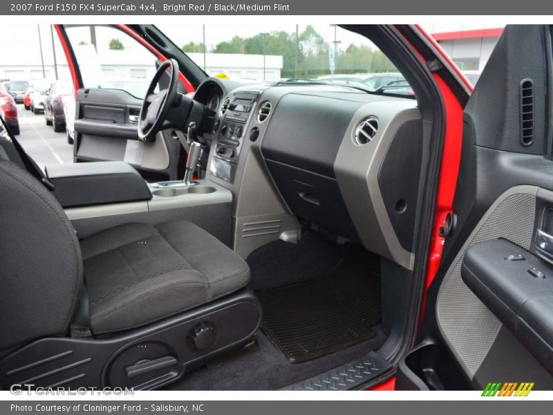 Bright Red / Black/Medium Flint 2007 Ford F150 FX4 SuperCab 4x4