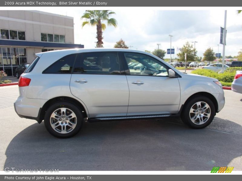 Billet Silver Metallic / Ebony 2009 Acura MDX Technology