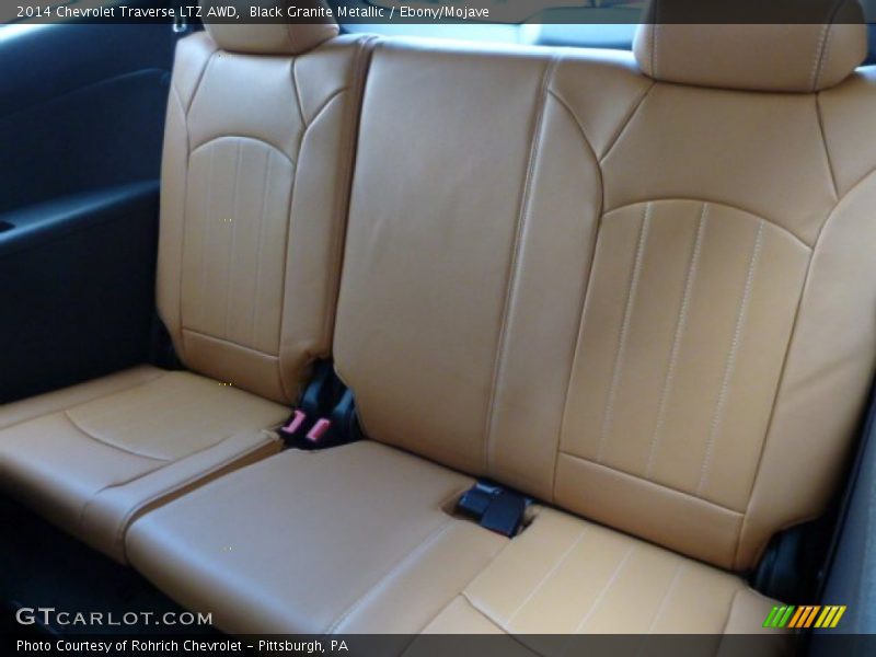 Black Granite Metallic / Ebony/Mojave 2014 Chevrolet Traverse LTZ AWD