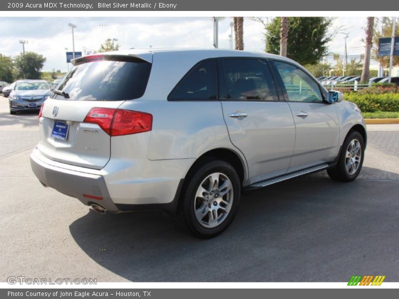 Billet Silver Metallic / Ebony 2009 Acura MDX Technology