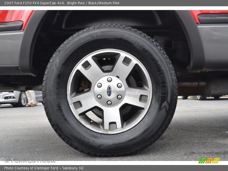 Bright Red / Black/Medium Flint 2007 Ford F150 FX4 SuperCab 4x4