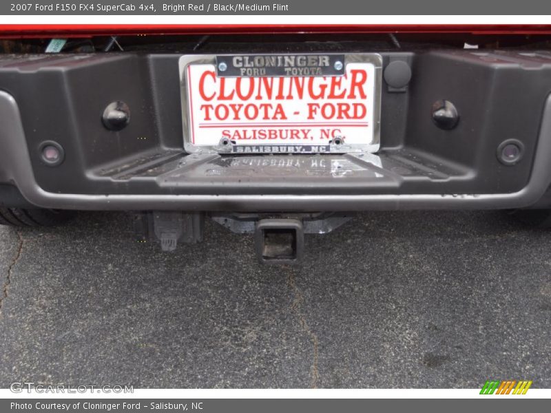 Bright Red / Black/Medium Flint 2007 Ford F150 FX4 SuperCab 4x4