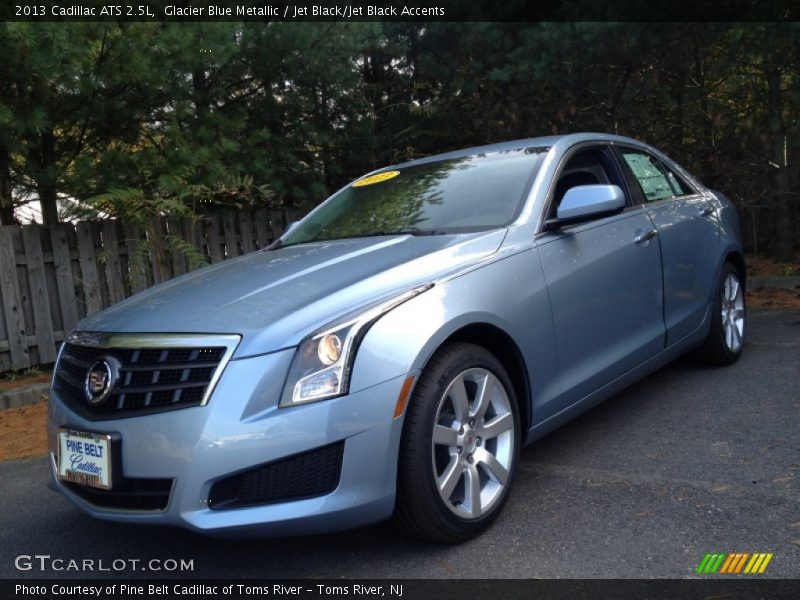 Glacier Blue Metallic / Jet Black/Jet Black Accents 2013 Cadillac ATS 2.5L