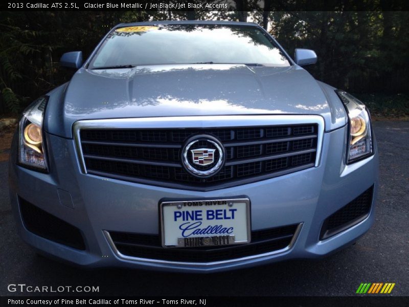 Glacier Blue Metallic / Jet Black/Jet Black Accents 2013 Cadillac ATS 2.5L