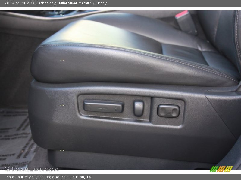 Billet Silver Metallic / Ebony 2009 Acura MDX Technology