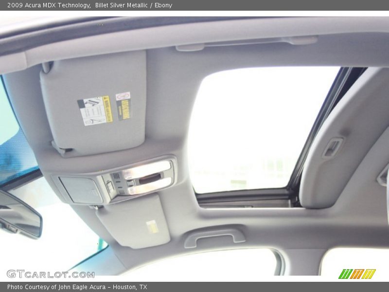 Billet Silver Metallic / Ebony 2009 Acura MDX Technology