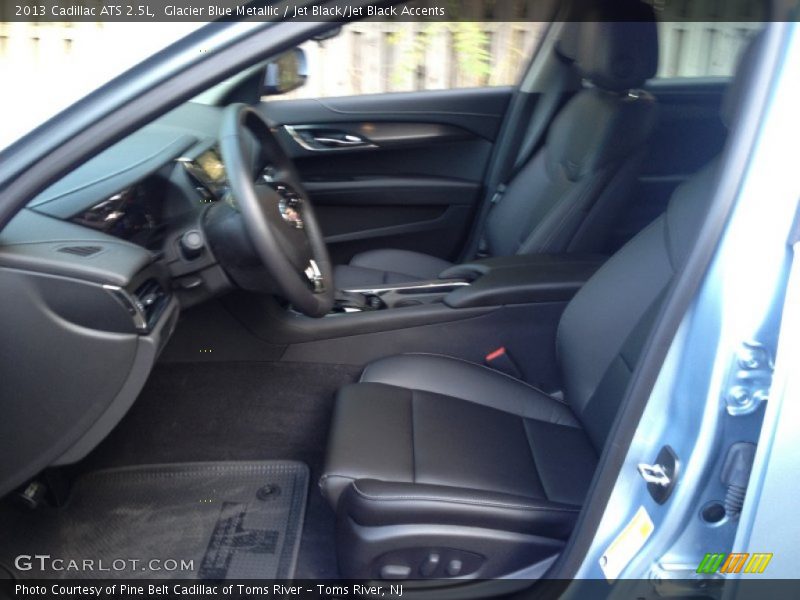 Glacier Blue Metallic / Jet Black/Jet Black Accents 2013 Cadillac ATS 2.5L