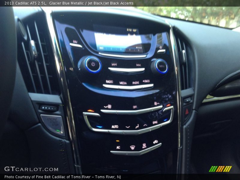 Glacier Blue Metallic / Jet Black/Jet Black Accents 2013 Cadillac ATS 2.5L