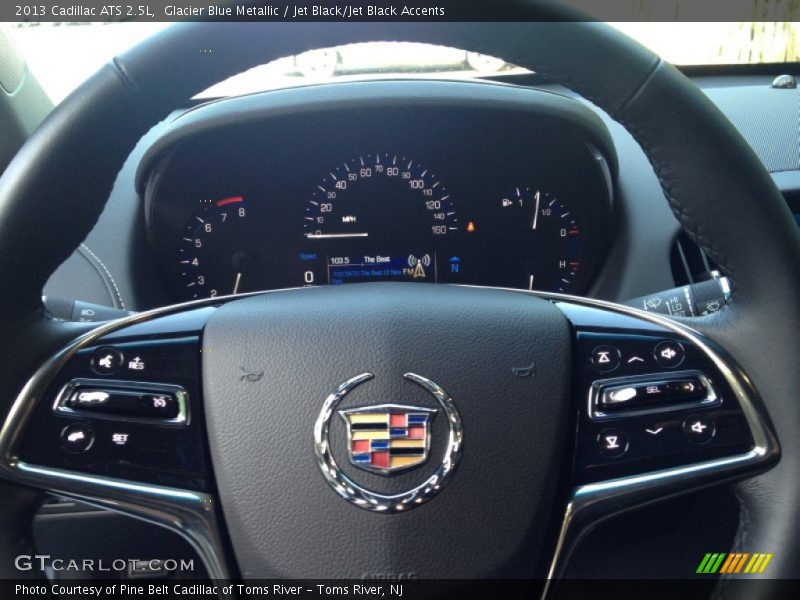 Glacier Blue Metallic / Jet Black/Jet Black Accents 2013 Cadillac ATS 2.5L