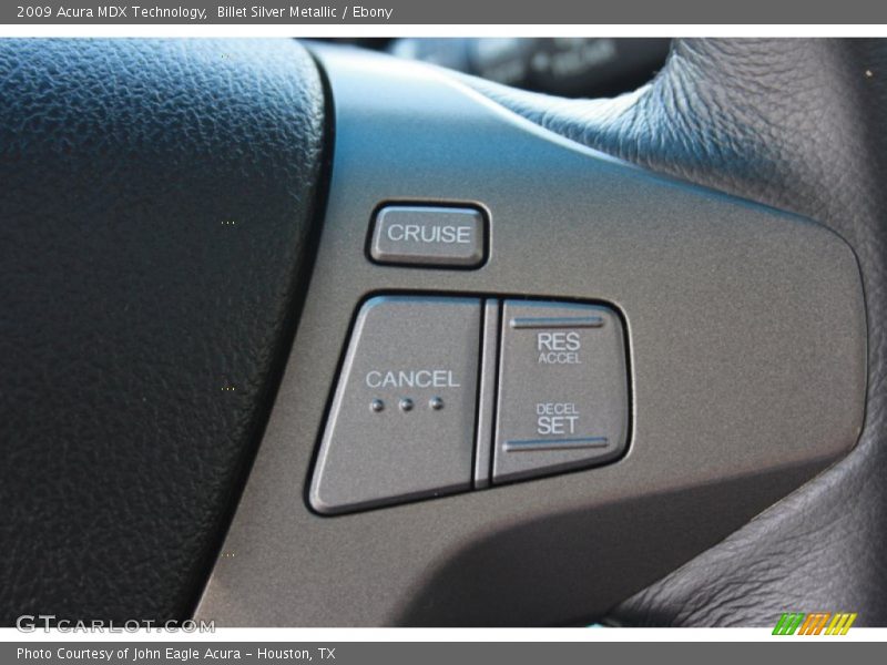 Billet Silver Metallic / Ebony 2009 Acura MDX Technology