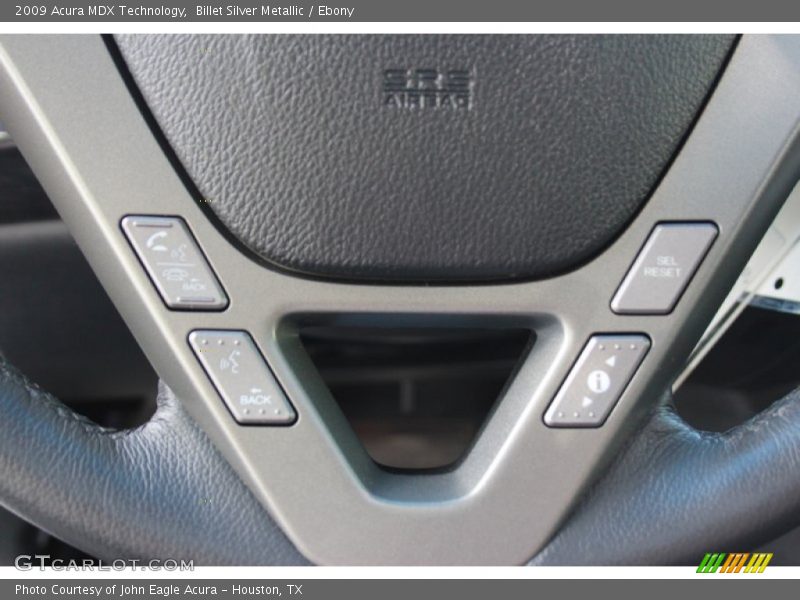 Billet Silver Metallic / Ebony 2009 Acura MDX Technology
