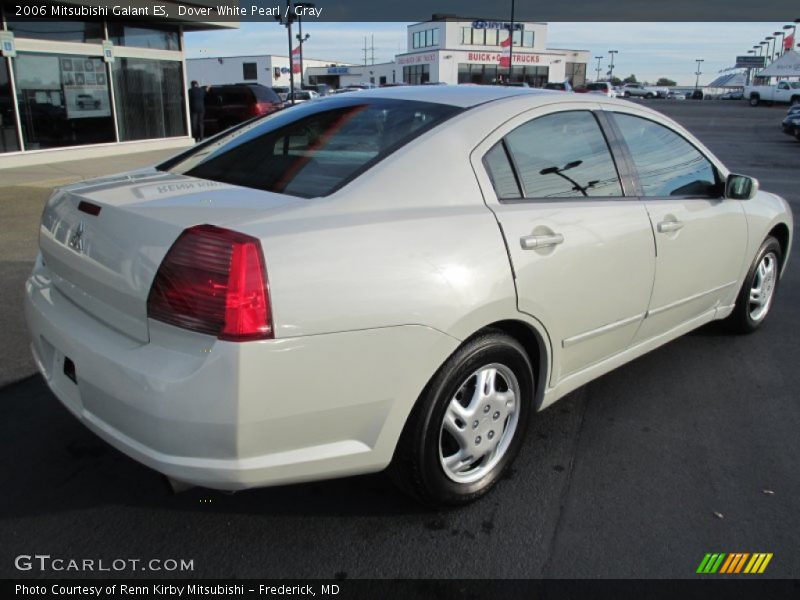 Dover White Pearl / Gray 2006 Mitsubishi Galant ES