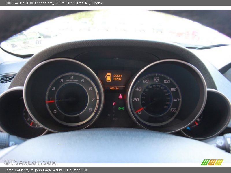 Billet Silver Metallic / Ebony 2009 Acura MDX Technology