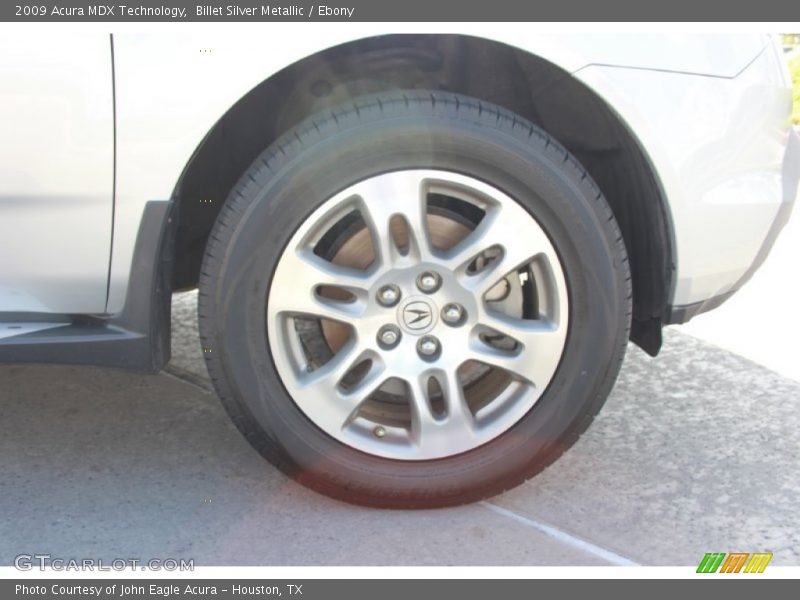 Billet Silver Metallic / Ebony 2009 Acura MDX Technology